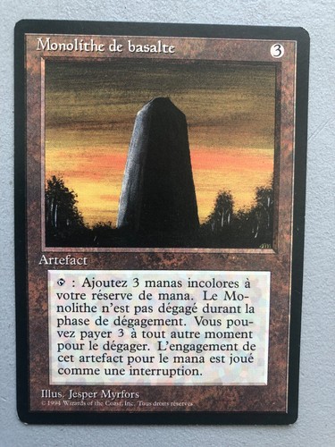 Mtg carte magic fbb basalt - mtg,
