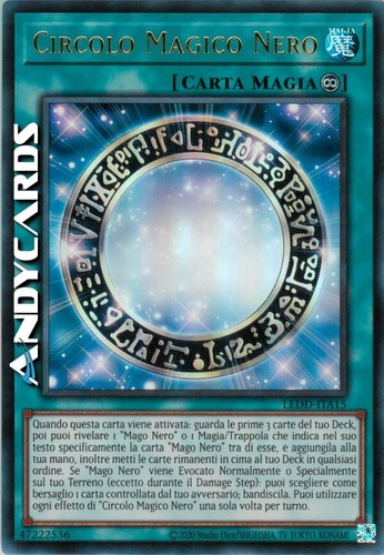 Circolo magico nero dark - magico,