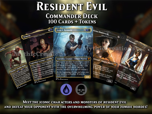 Resident evil commander - evil, mtg