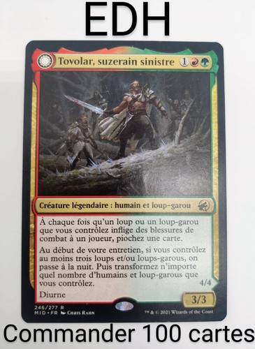 Mtg commander deck loup garou - mtg,