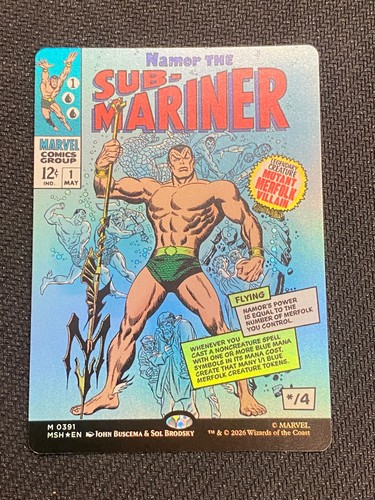 Carta magic namor the - namor,