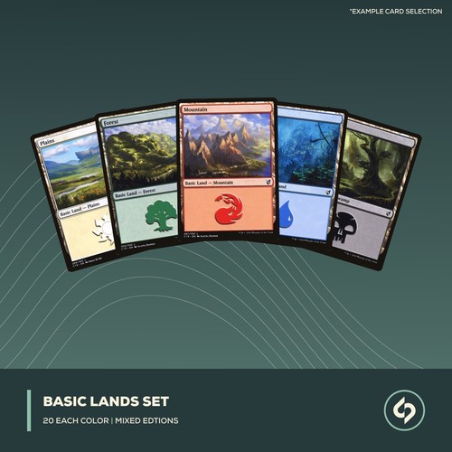 Mtg basic lands 100 - lands, carte
