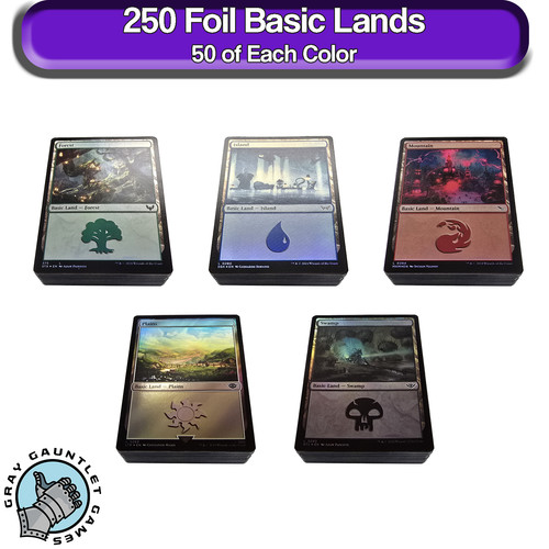 250 foil basic - basic, mtg