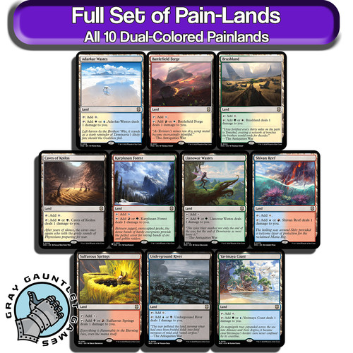 Pain lands mtg dual - dual,