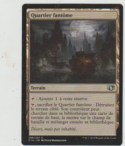 Carte quartier fantôme - carte,