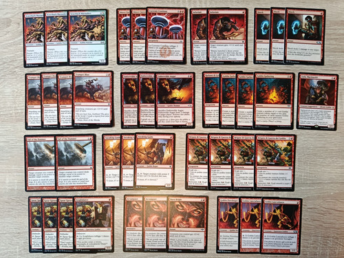 Mtg mazzo carte magic - magic, rosso