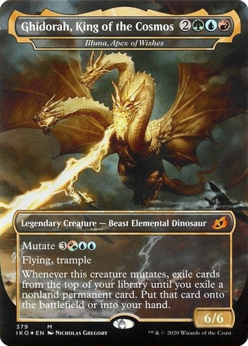 Ghidorah del cosmo carta - ghidorah,,